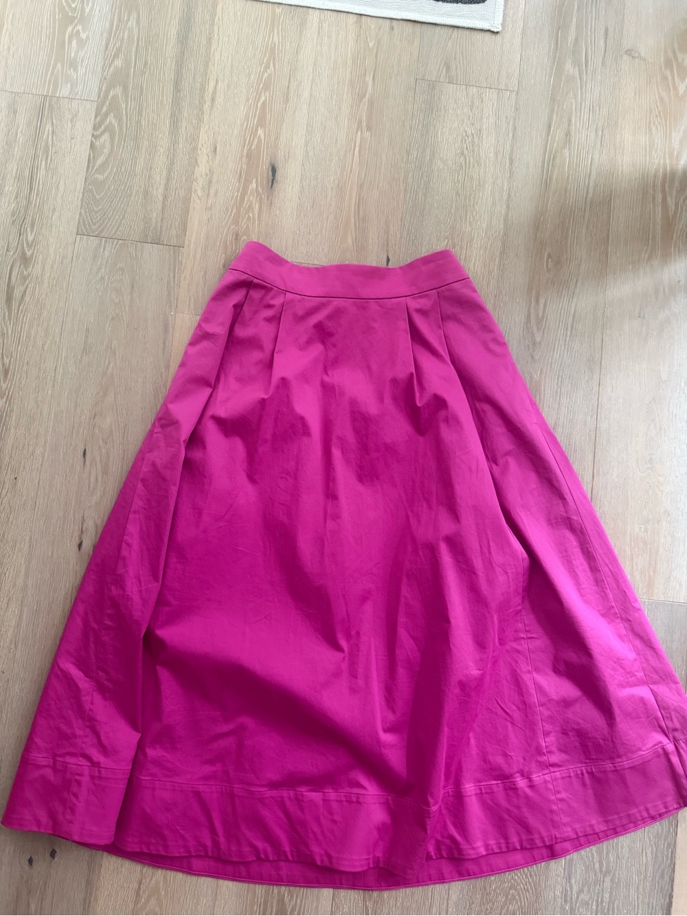 Boden Isabella Cotton Sateen Skirt (Magenta + Navy) Both size 6R like new